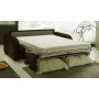 Canapé convertible chocolat couchage 140 cm