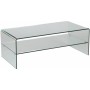 Table basse verre courbé 1 rayon