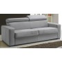 Canapé convertible 3 places microfibre gris